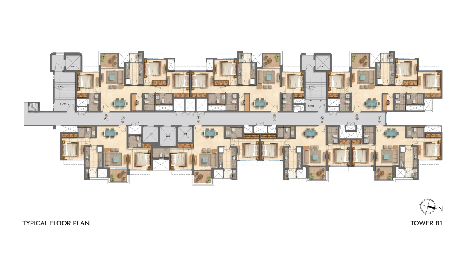 Well-equipped gymnasium